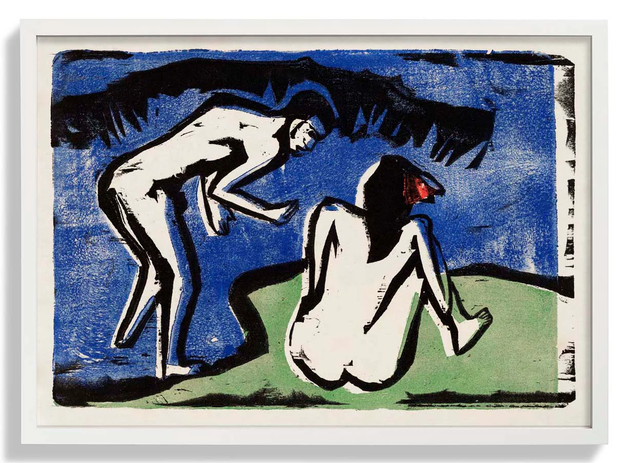 Badendes Paar von Ernst Kirchner