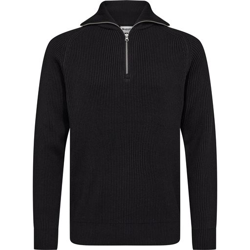 Resteröds Half Zip Striktrøje, Black, XL
