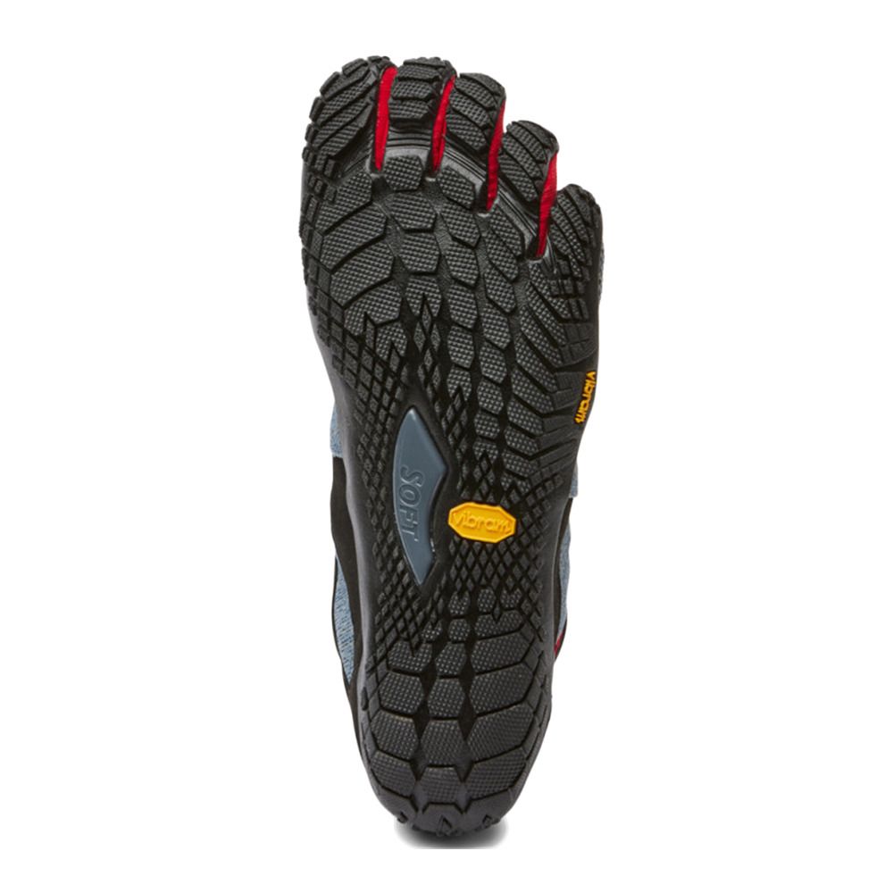 Five Fingers V-TREK - Chaussures randonné Femme jeans/rouge