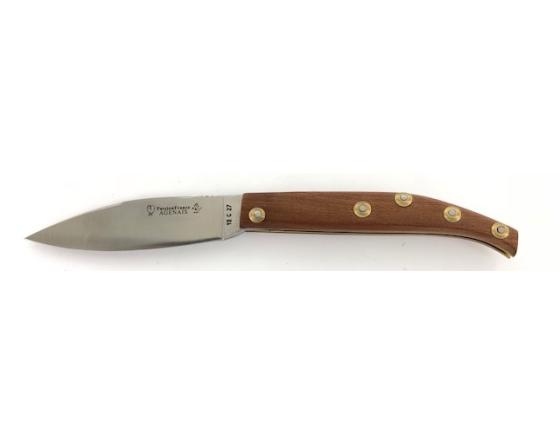 Agenais 12 cm - Prunier - Guilloché - rosettes apparentes Couteau de Poche PassionFrance