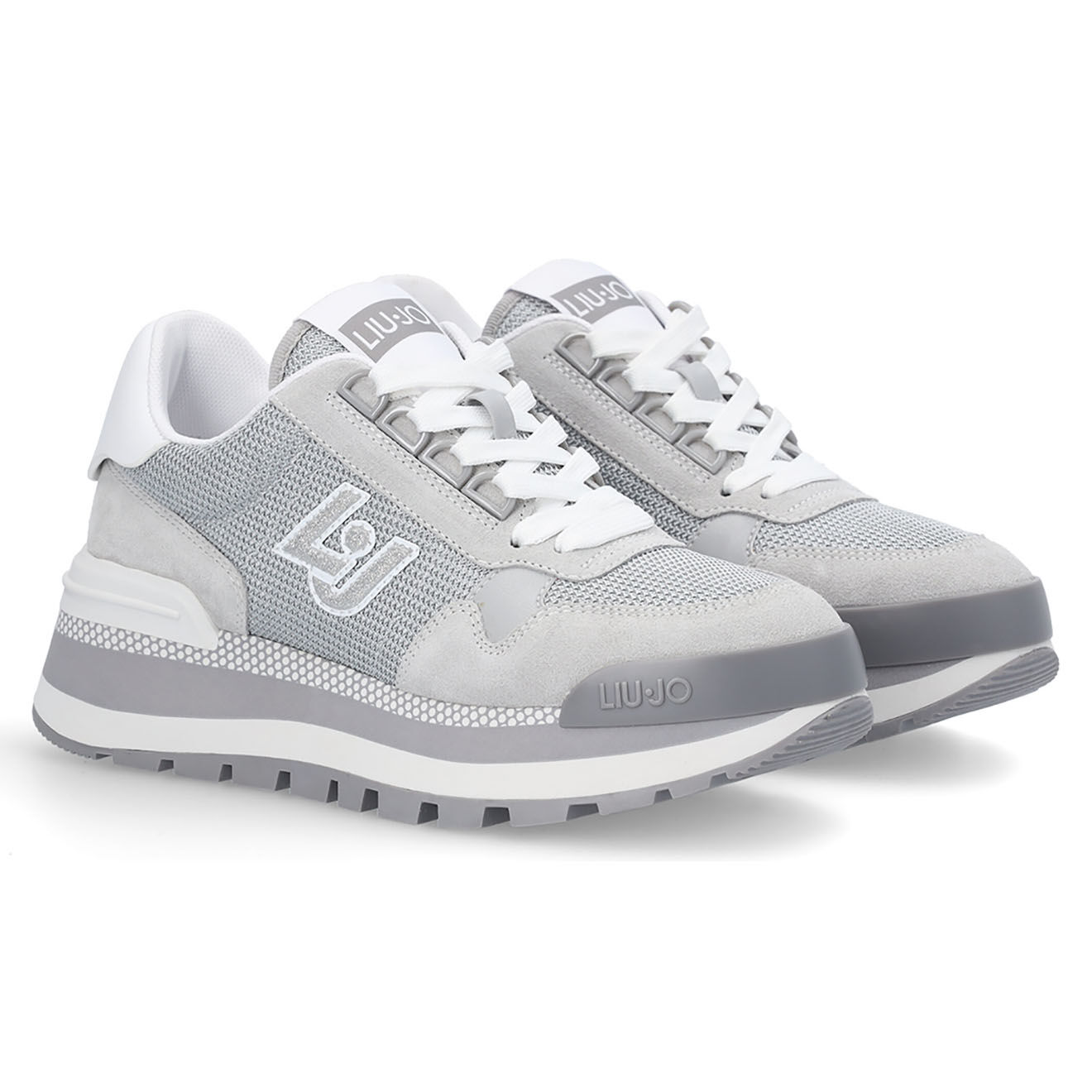 Liu-Jo Sneakers en Cuir Angèle grises