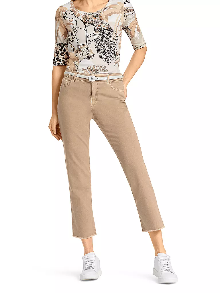 MARC CAIN Jeans Bootcut Fit 7/8 beige