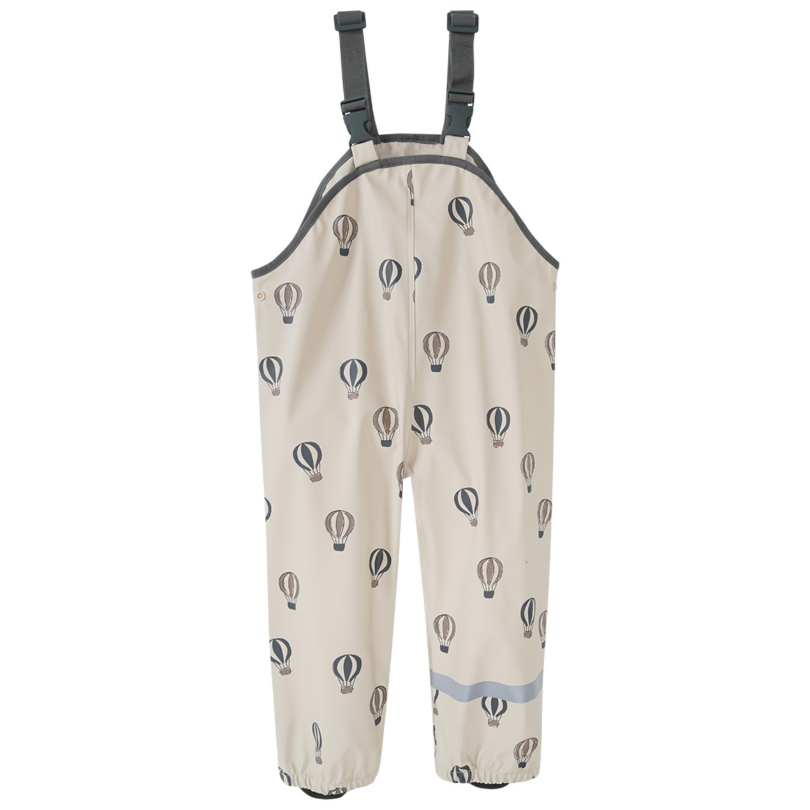 Topolino Kinder Regenhose mit Heißluftballon-Allover hellbeige