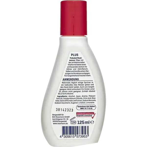 Mundwasser Konzentrat PLUS