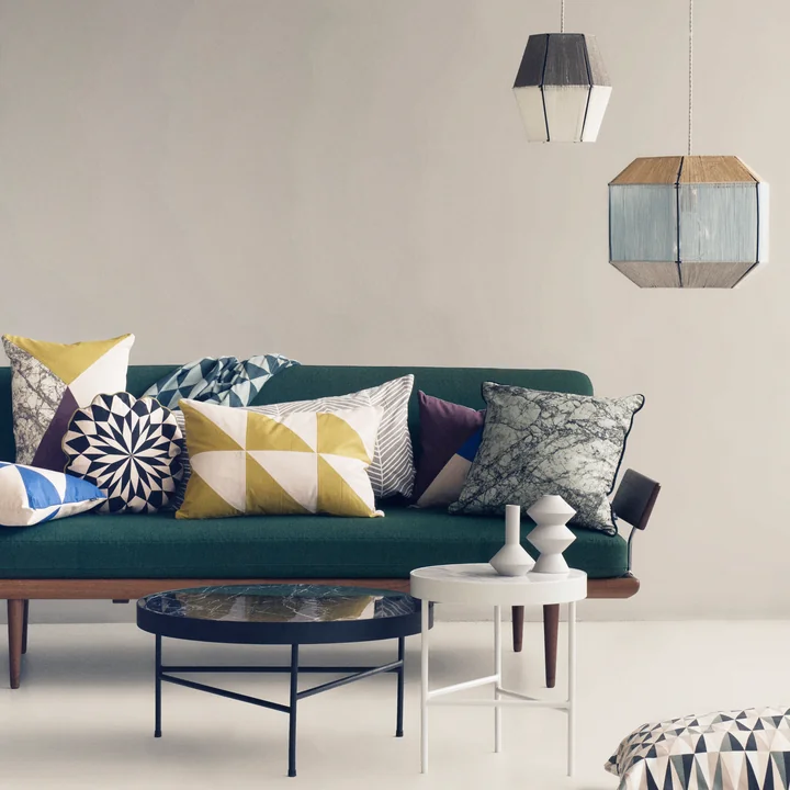 Ferm Living - Marble Table gross, schwarz