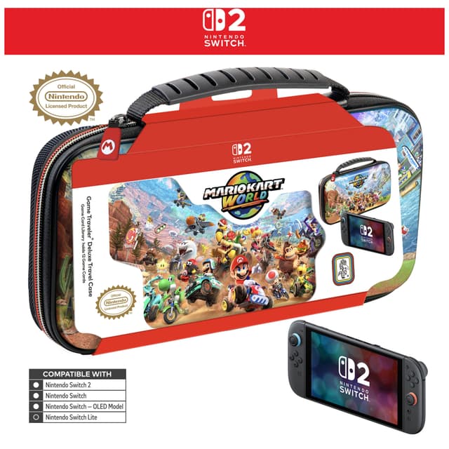 Nintendo Mario Kart World Switch 2/OLED rejsetaske