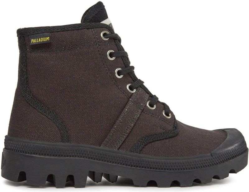 Palladium - PALLABROUSSE - Laarzen - Zwart - Katoen - Rubber Zool