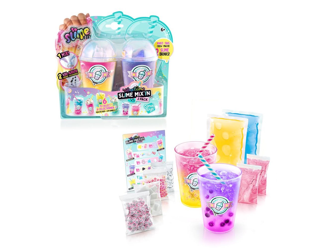 SLIME PRESSO SLIME 2 PACK MODELOS SORTIDOS