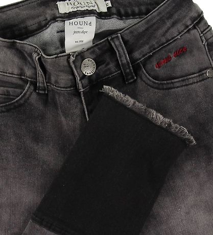 Hound Jeans - Paint - Ankle Fit - Blåck Used Denim
