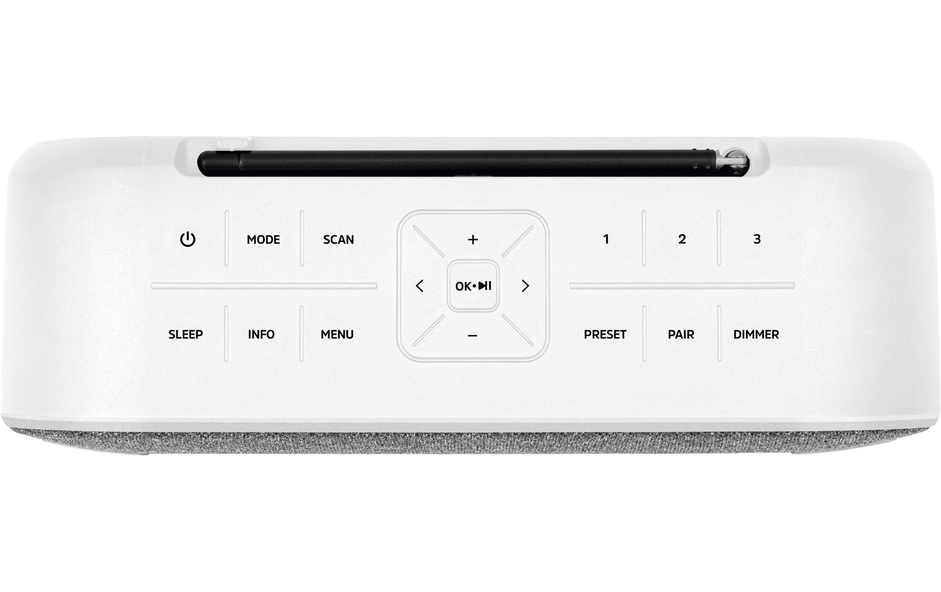 DAB+ Radio DigitRadio BT 2 Weiss<br>Portables DAB+ Digitalradio mit Bluetooth
