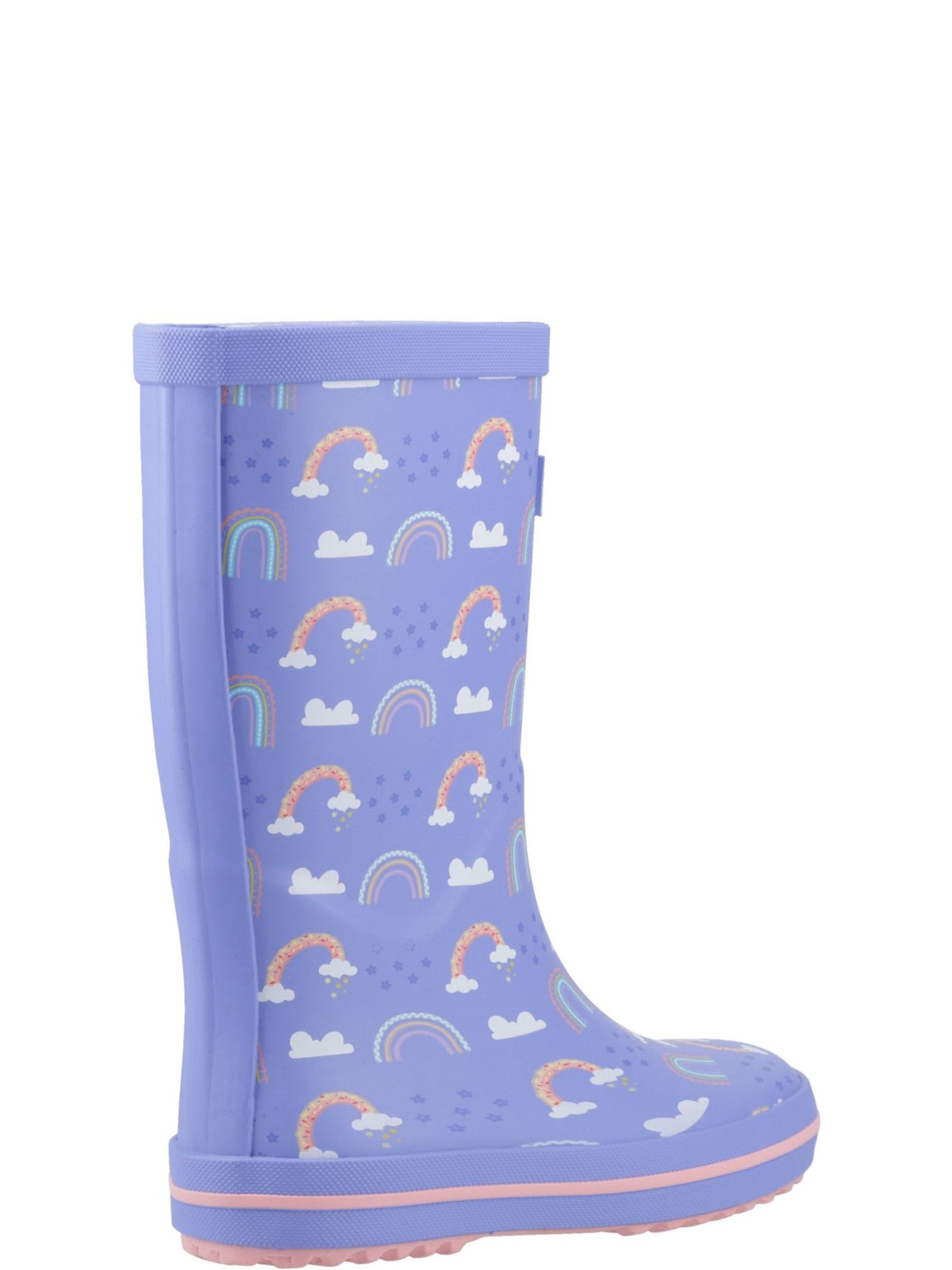 Paars - Cotswolds Charlbury Jnr Wellington Boots