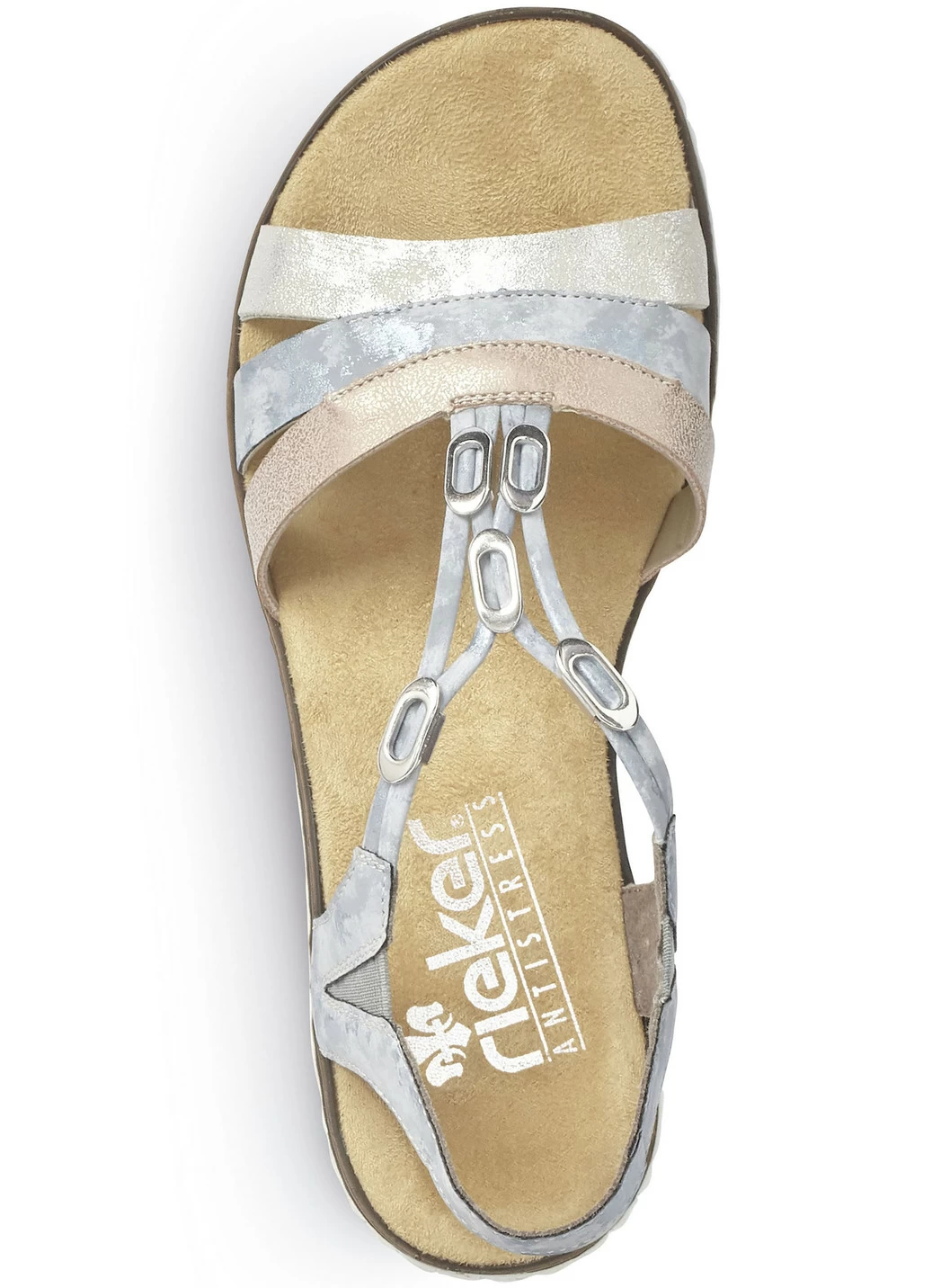Rieker Sandale mit Metallschmuck
