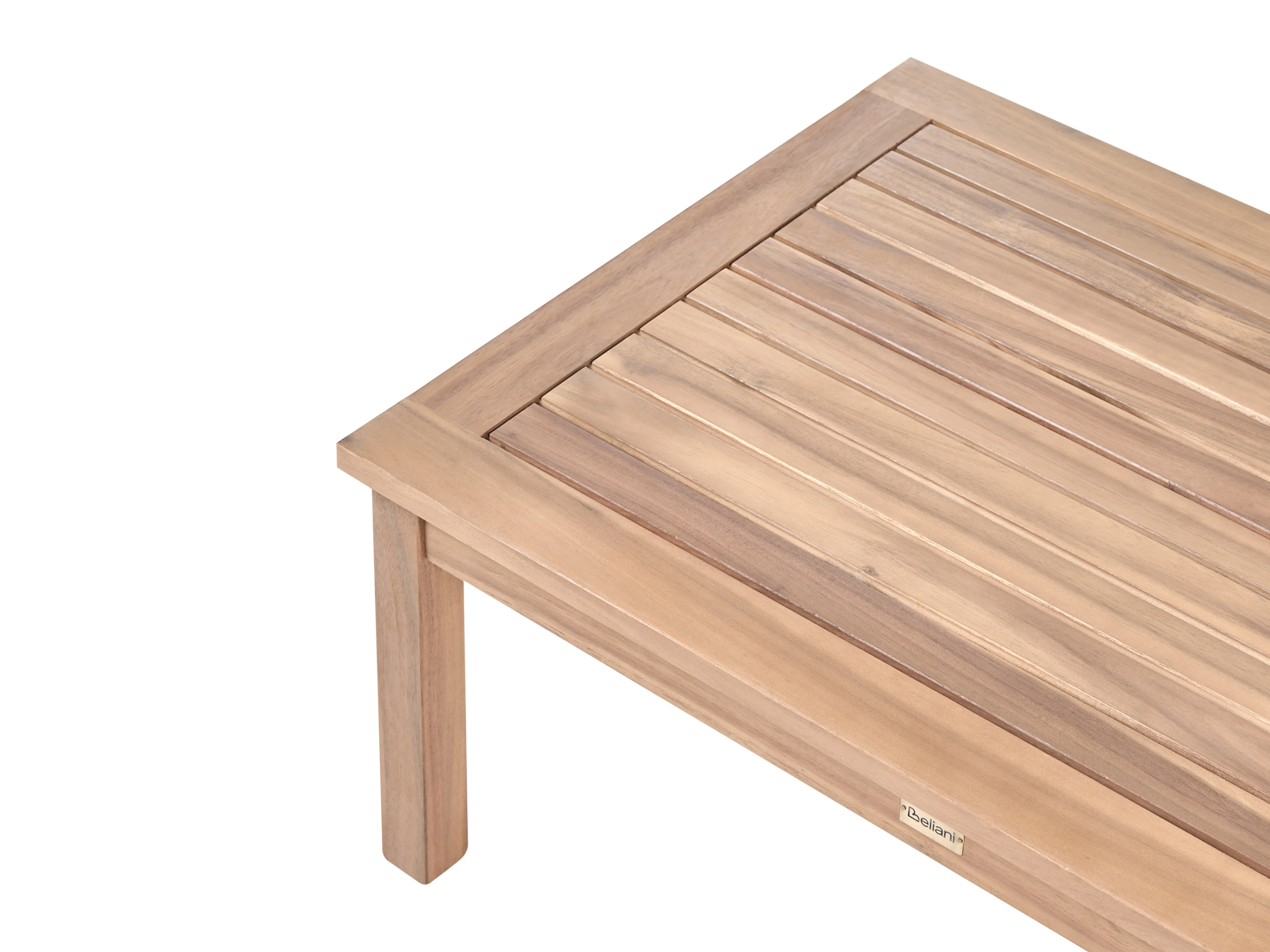 Tuin hoekloungeset met tafel 3-zits ARABBA linkszijdig Gecertificeerd acaciahout Grijs