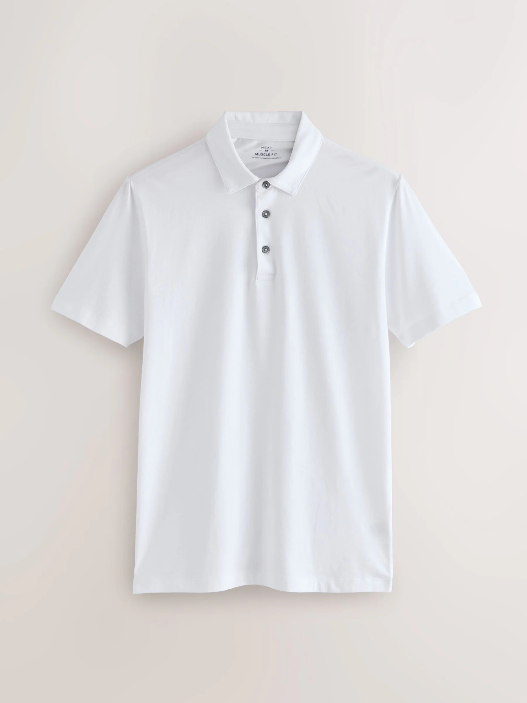 Wit/grijs/zwart - 3 Jersey polo's