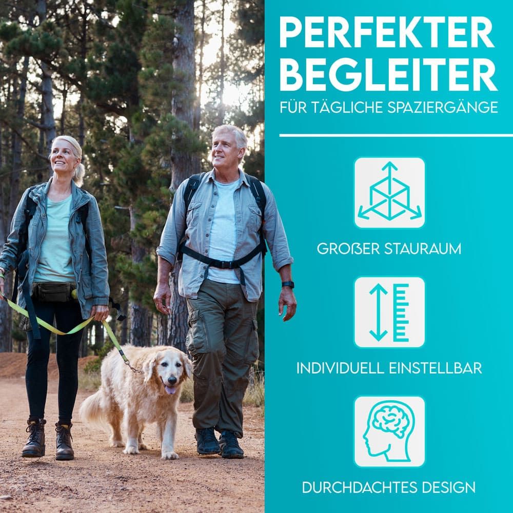 HUND IST KÖNIG® Bauchtasche für Leckerlis & Hundezubehör