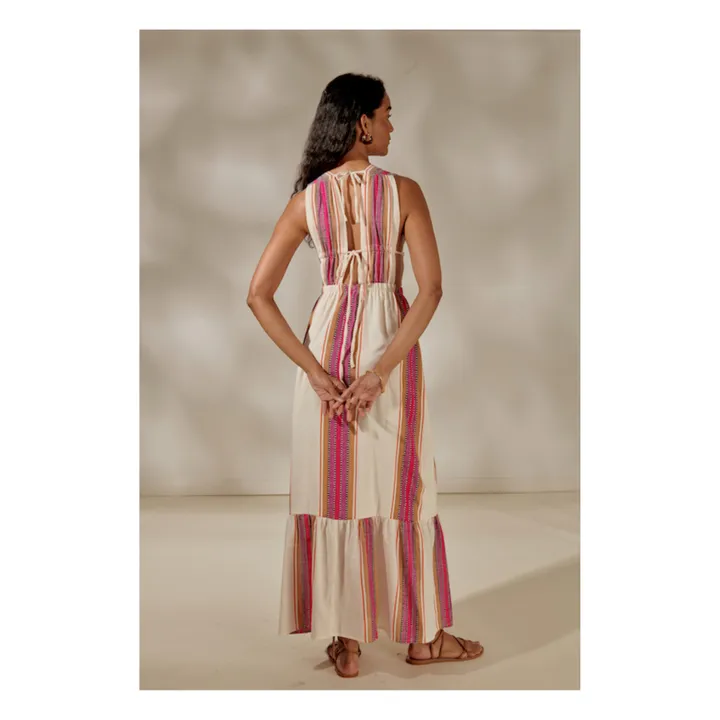 Lemlem Robe Lelisa | Rouge framboise