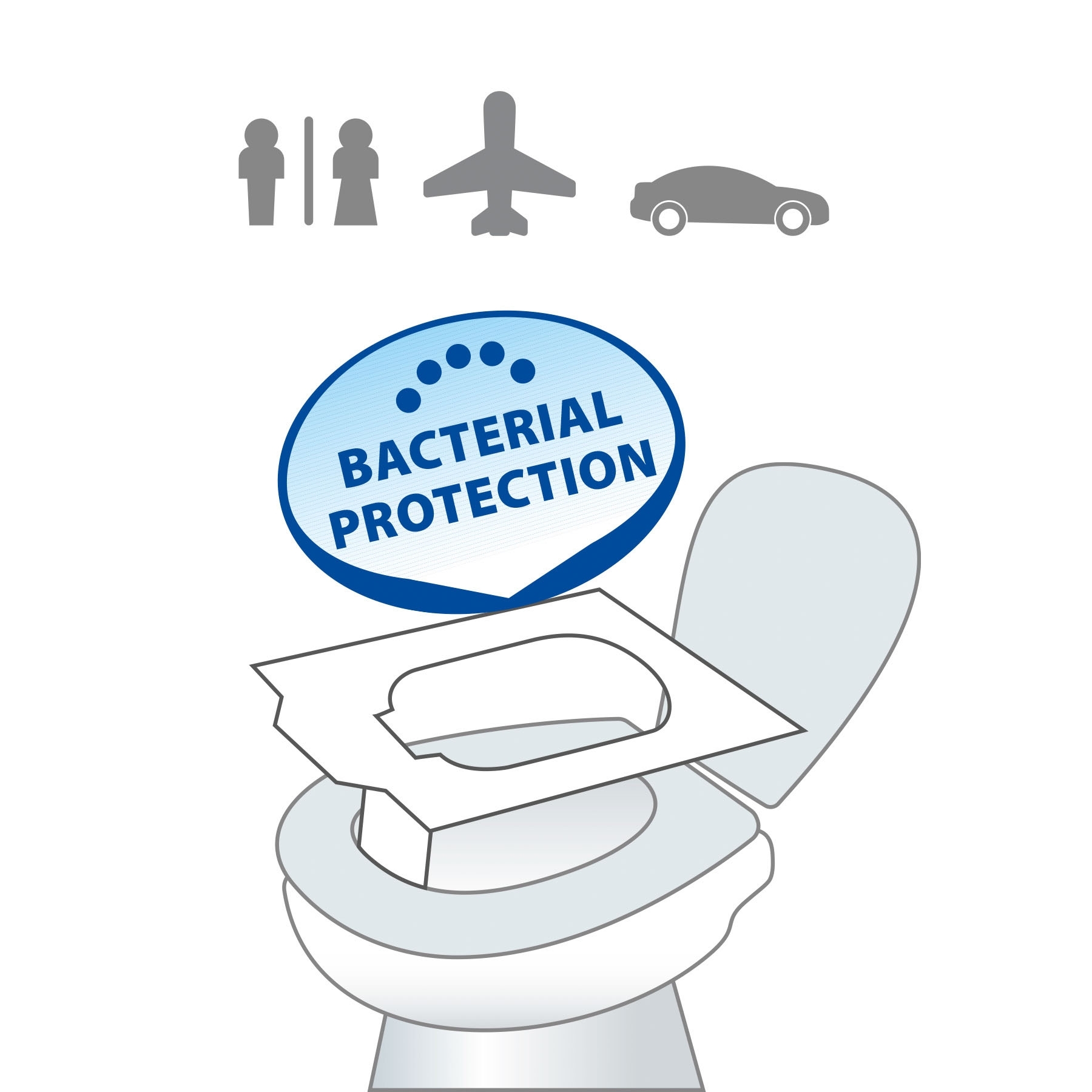 Brunner WC Mask Papierauflage für Campingtoiletten 20 Stück