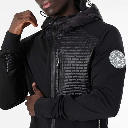 Sweat Capuche Zippé Capuche Lehman Noir