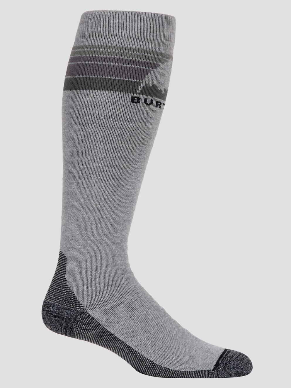 Burton Emblem Mdwt Tech Socks gray heather
