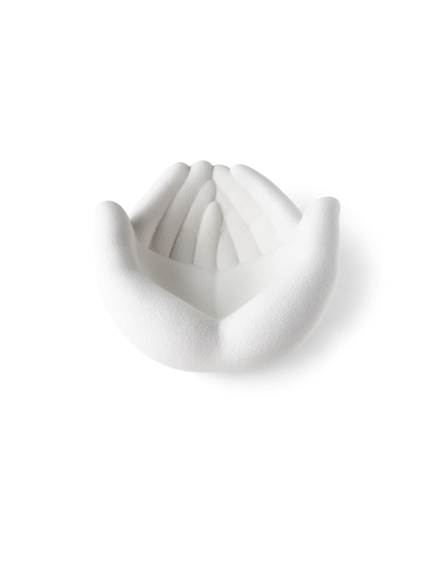 Dekorativ skål | Porcelæn. 14,2 x 15 x 6,5 cm. | Off White