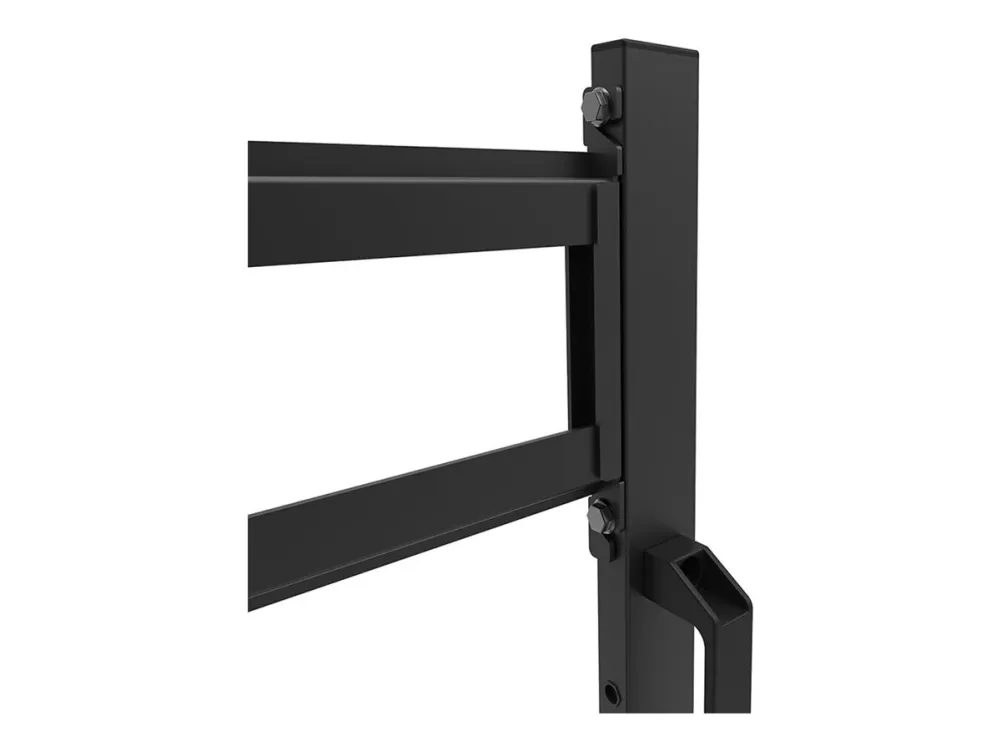Neomounts FL50-525BL1 - Vogn med hjul - robust - for fladt panel - gulvstander - låsbar - stål - sort - skærmstørrelse: 55