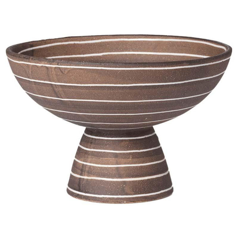 Ferm Living Brura serveerschaal Ø21,5 coffee/white