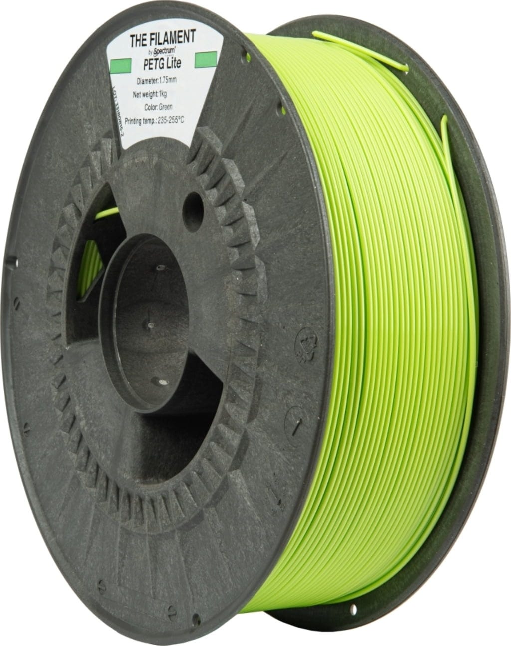 The Filament  PETG Lite Green, 1,75 mm / 1000 g    Technisches PETG für zuverlässige Alltagseinsätze in Green
