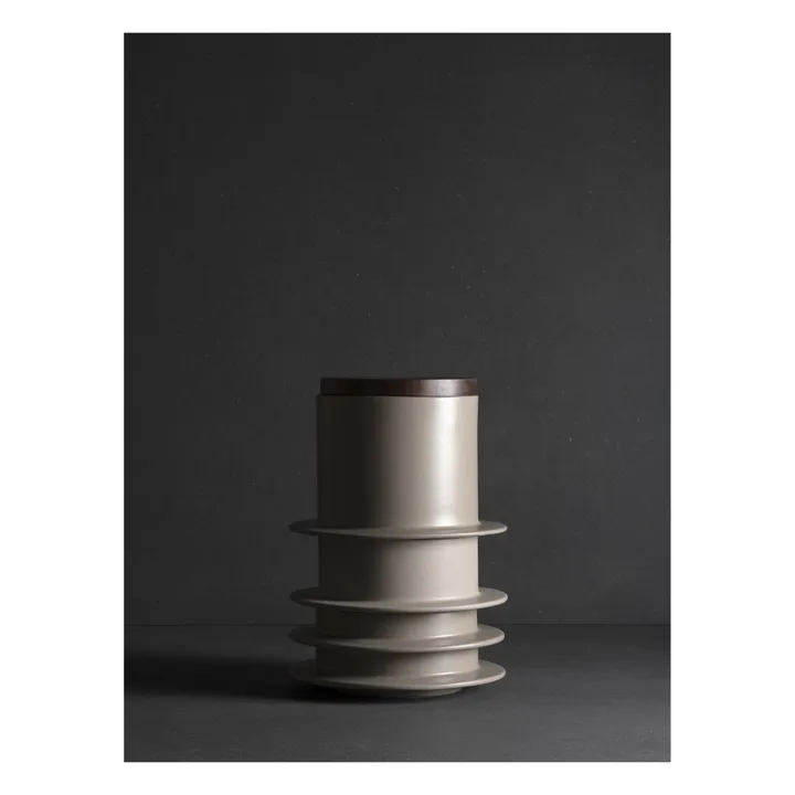 Valerie Objects Couvercle Dishes to dishes en bois d'accacia | Bois foncé