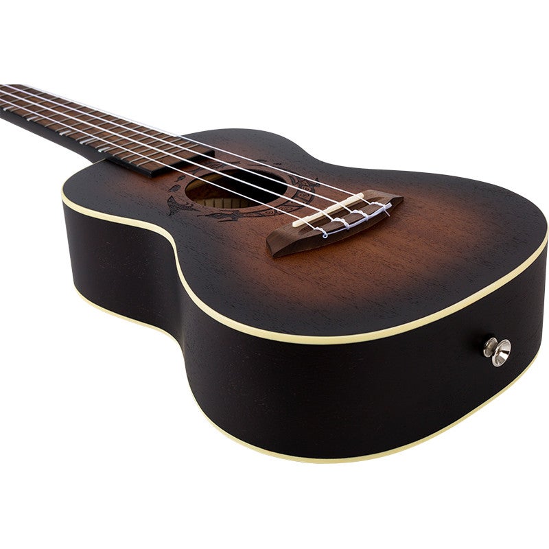 Flight Gemstone Series DUC380 Amber concert ukelele met gigbag