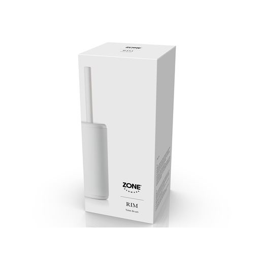 Zone Rim Toiletbørste, White
