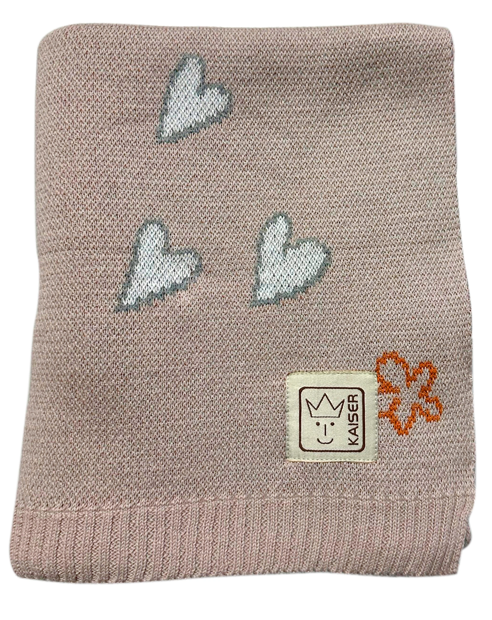 Strick-Babydecke UNICORN (80x100) in natur