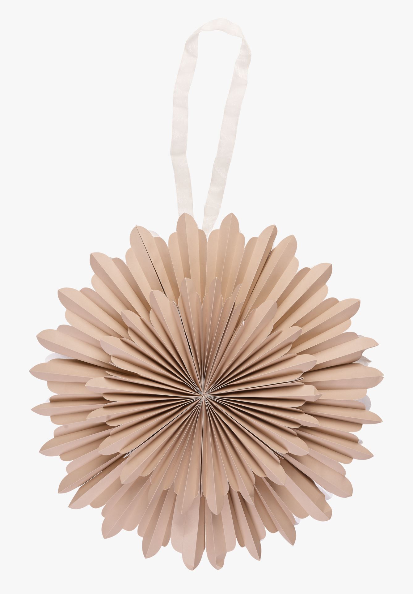 Adventsstjerne sand - ø 50 cm