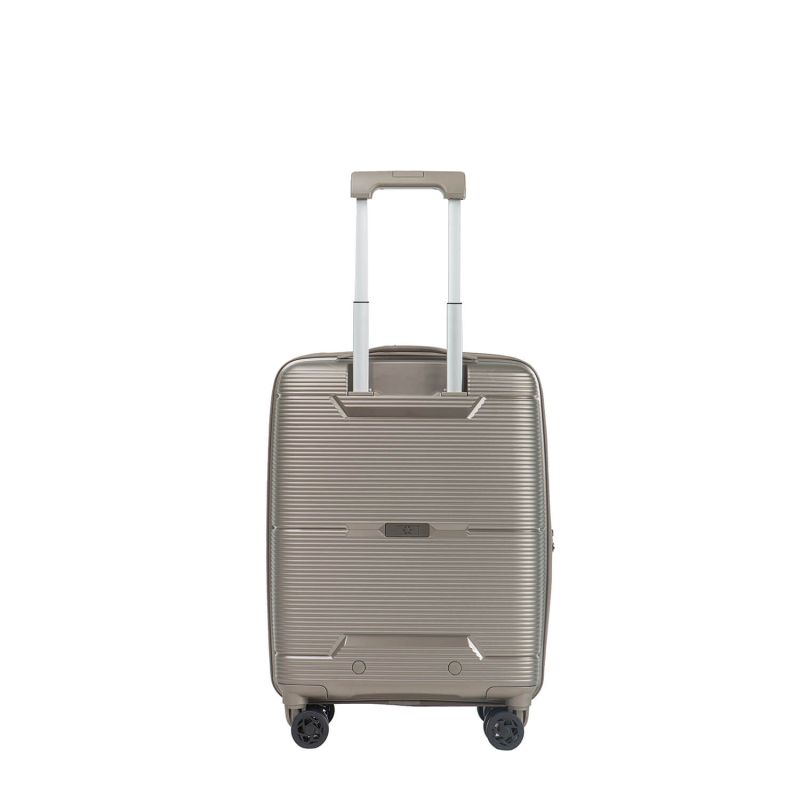 Valise cabine rigide extensible Haree 55 cm Pearly gold