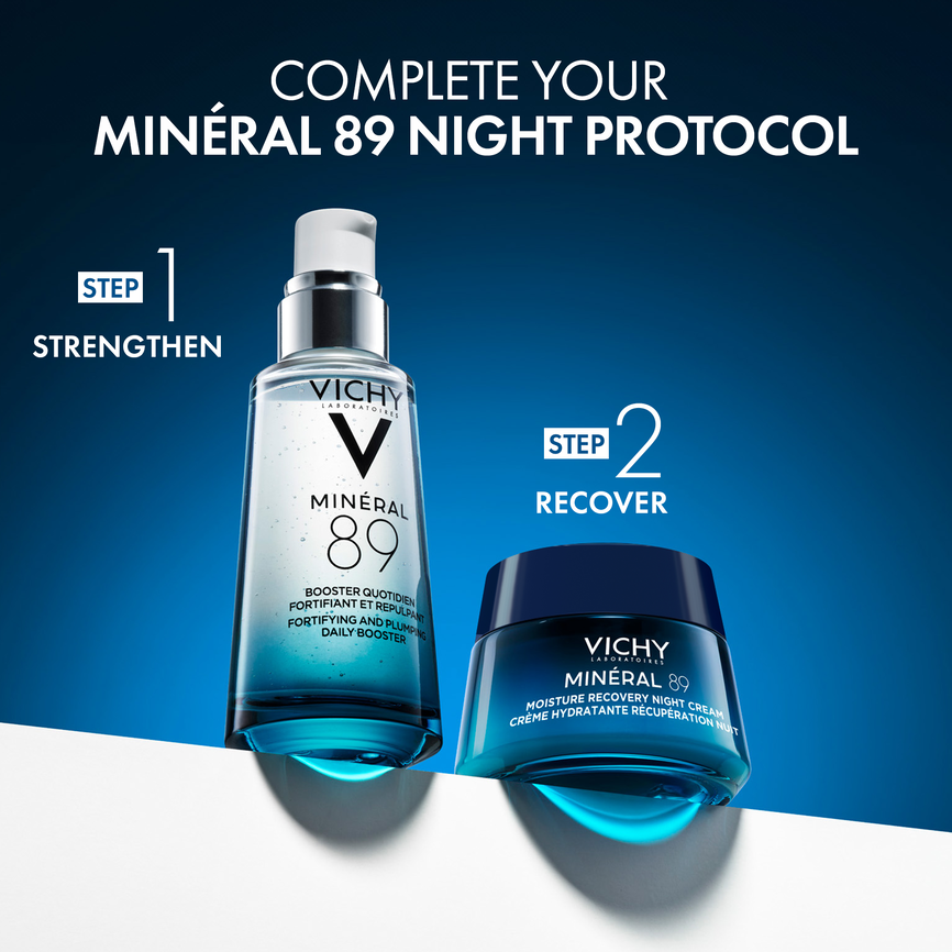 Vichy Minéral 89 fuktgivende nattkrem 50 ml