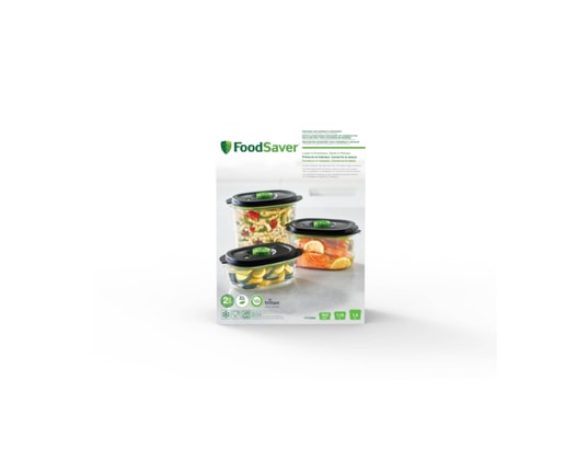 FOODSAVER - Boîte alimentaire Lot de 3 boîtes de conservation FFC026X01