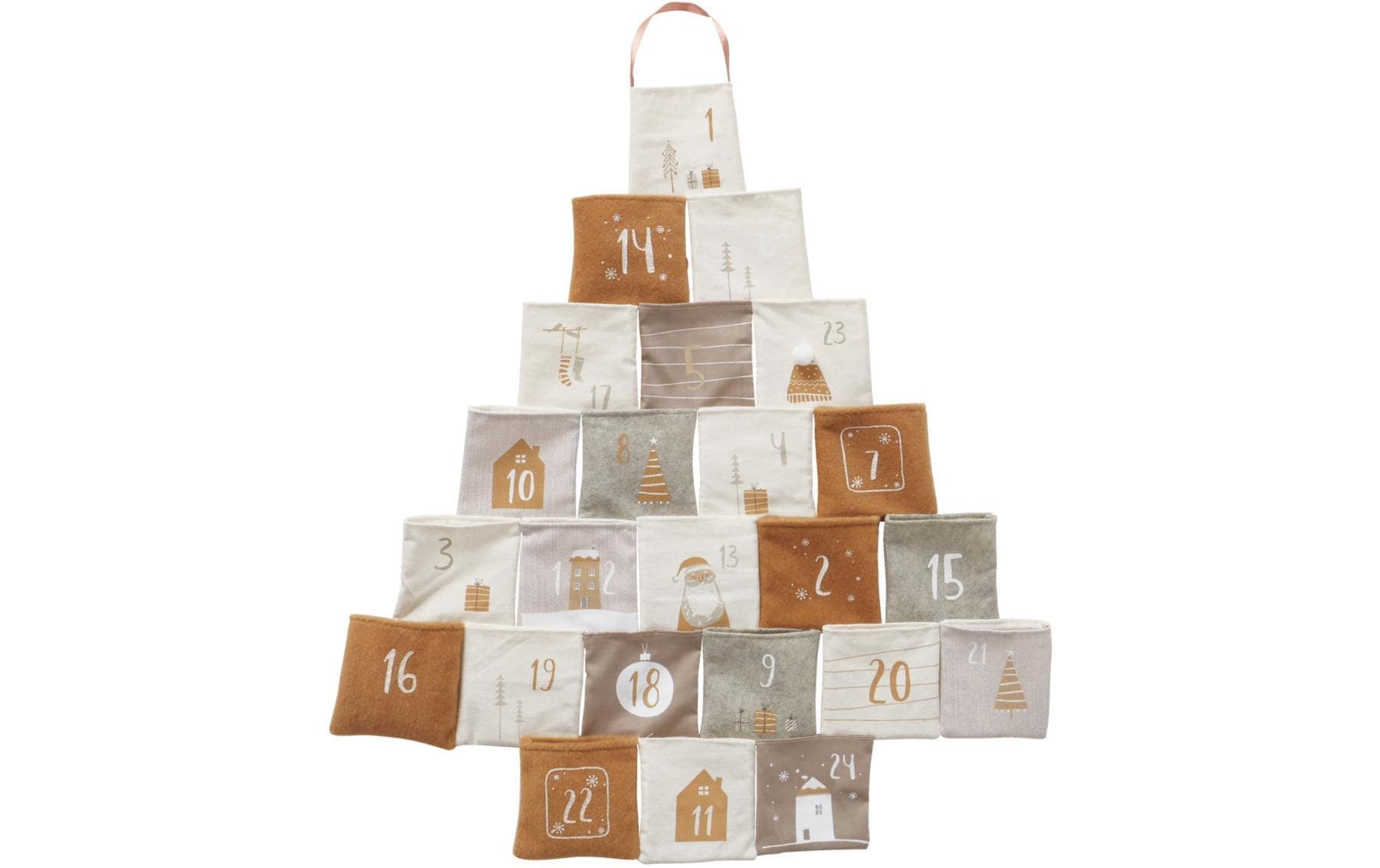 BOLTZE Adventskalender »Halmstad Weiss/Braun/Grau« Es liegt keine Altersempfehlung vor