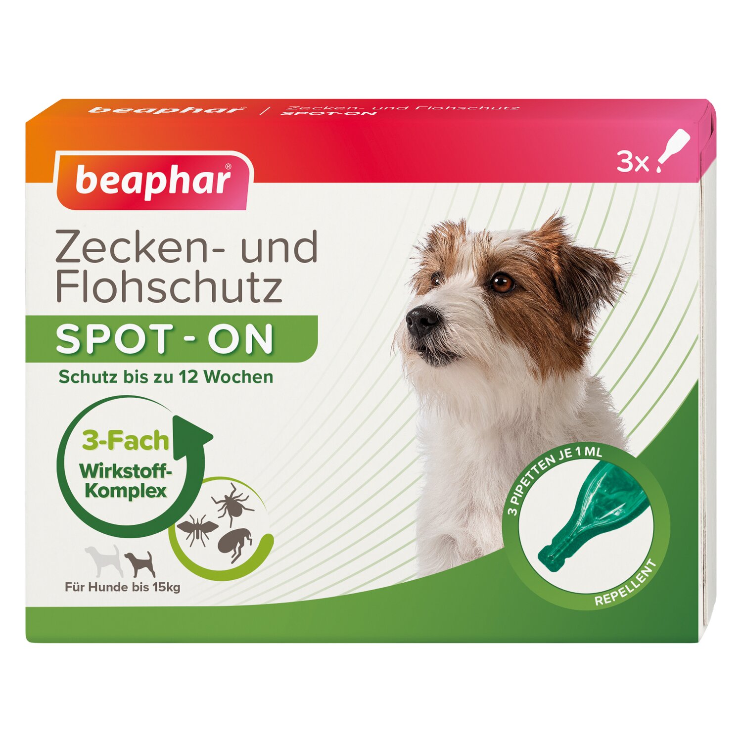 beaphar Zecken- und Flohschutz SPOT-ON  - 3 x 1ml