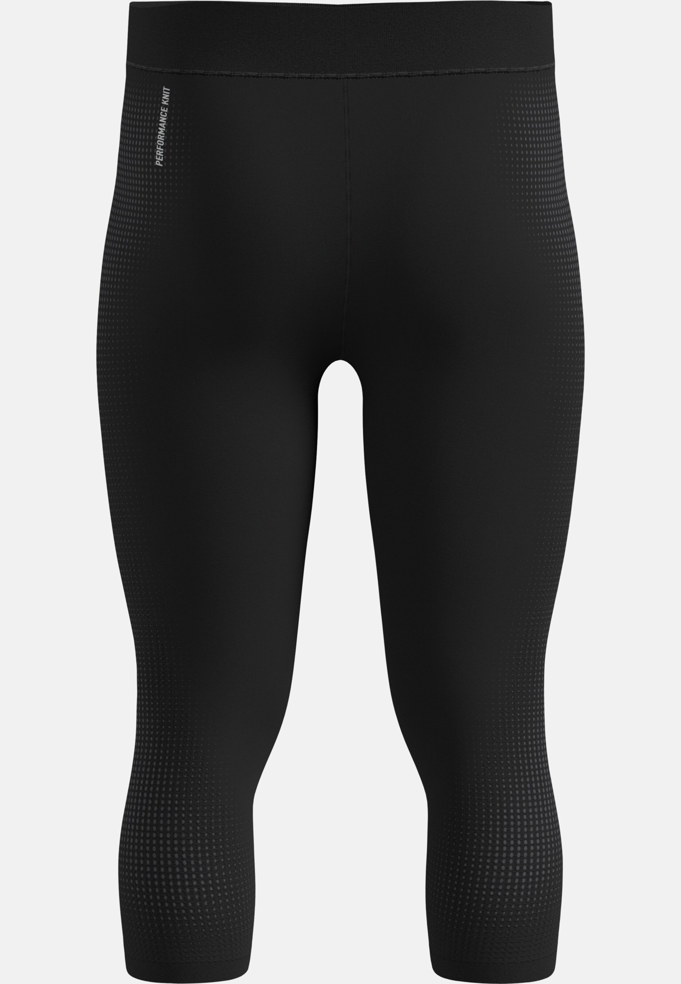 Performance Warm Base Layer 3/4 Tights in black - odlo graphite grey