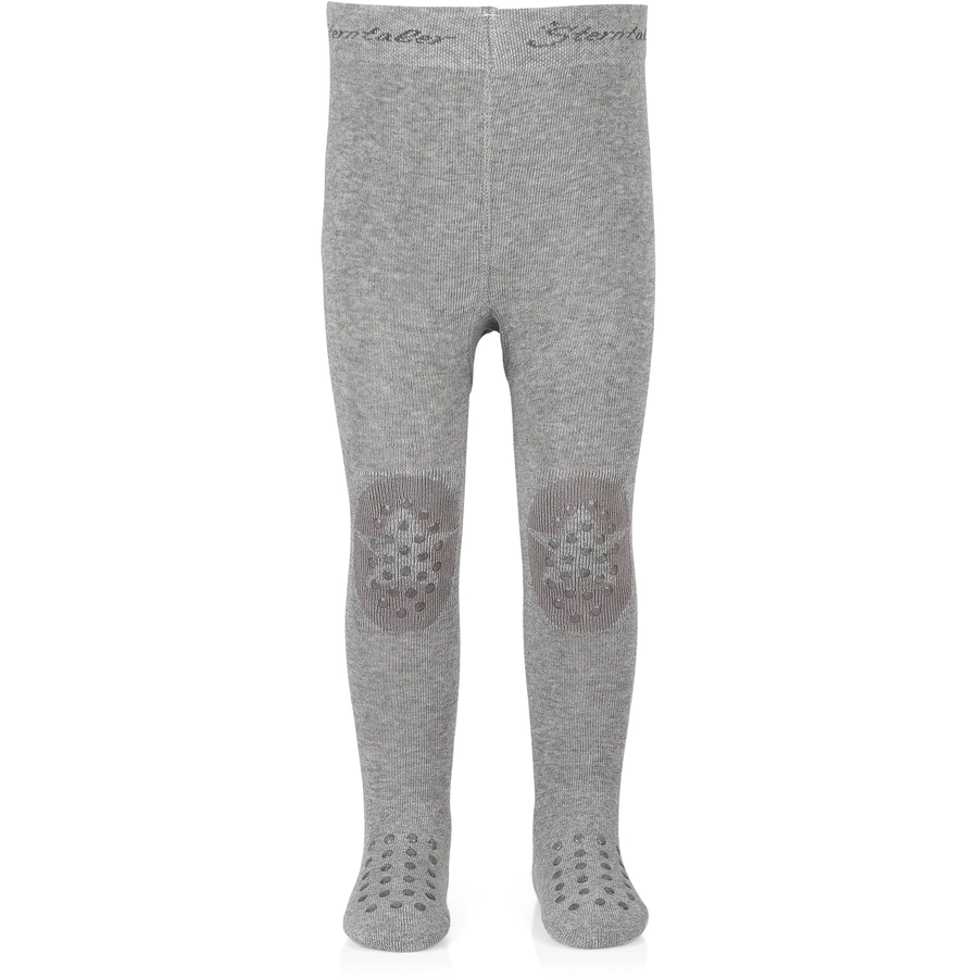 Sterntaler Krabbelstrumpfhose uni silber mel.