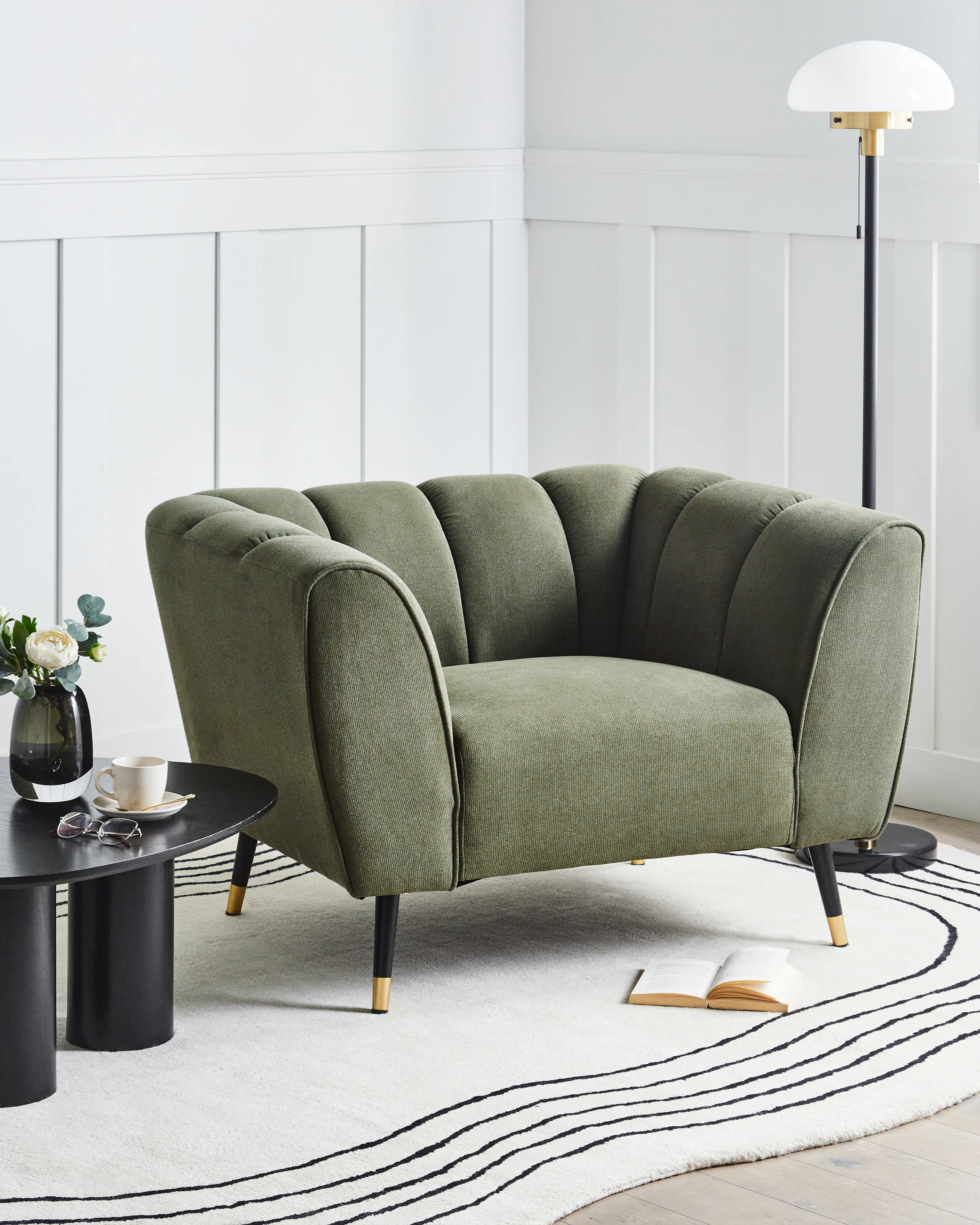 Fauteuil ORSTA Stof Groen