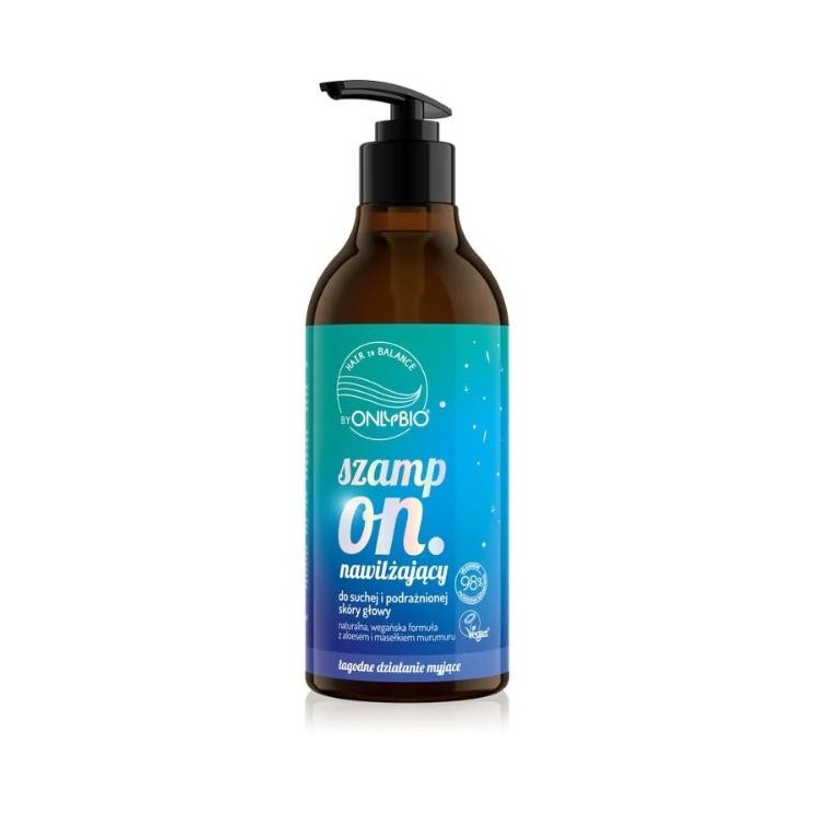ONLYBIO Hair in Balance Hydraterende haarshampoo voor droge en geïrriteerde hoofdhuid 400 ml