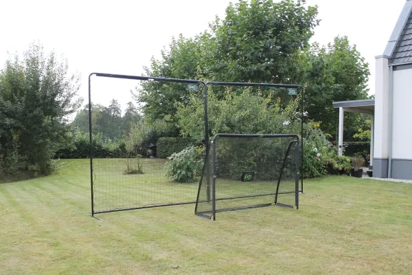 EXIT Backstop Net 900, Sort, Fodbold, Metal, Galvaniseret, Sort, 3 stk