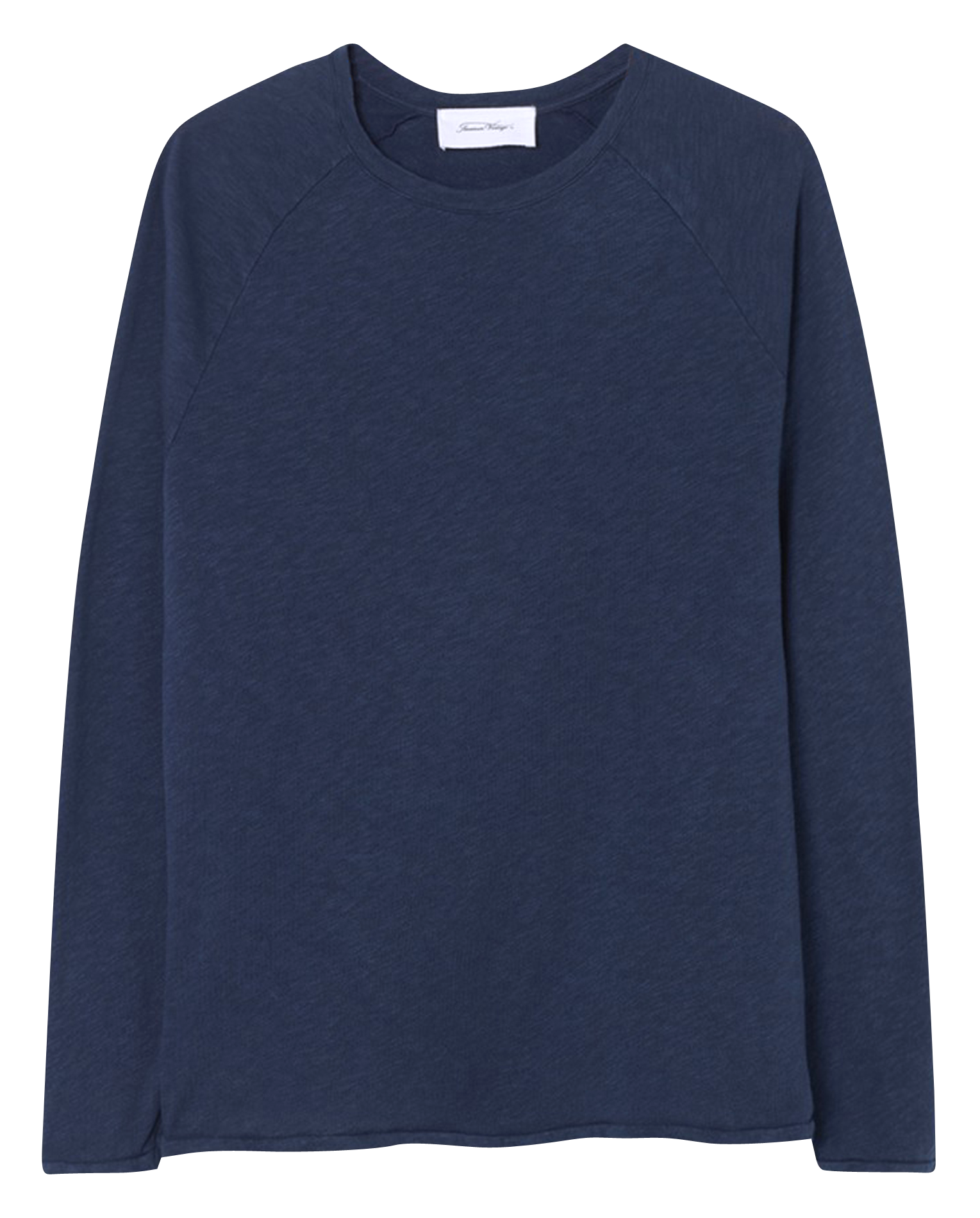 SONOMA - Tee-shirt col rond en coton flammé | Bleu