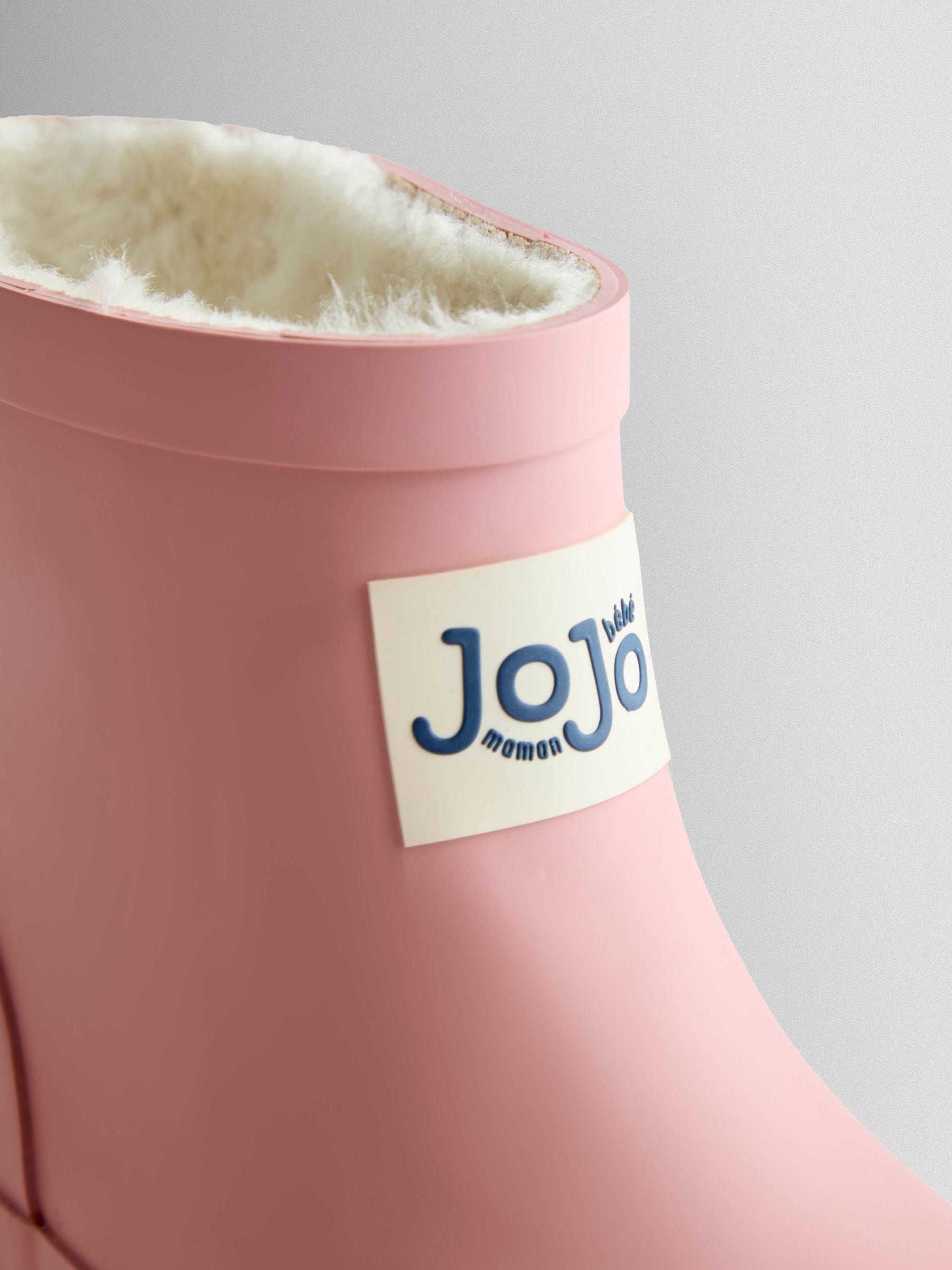 Lichtroze - JoJo Maman Bébé Print Cosy Short Wellies