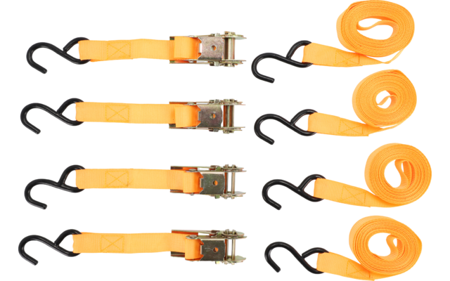 Berger Ratschen-Set 4-teilig, Spanngurte