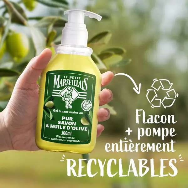 Le Petit Marseillais Sabonete Puro e Gel para Lavar as Mãos com Azeite 300ml
