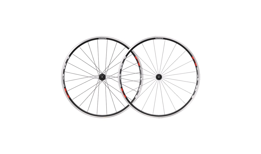 Shimano Hjulsæt Sort WH-R501 8-10 speed 9mm QR Fælgbremse Clincher