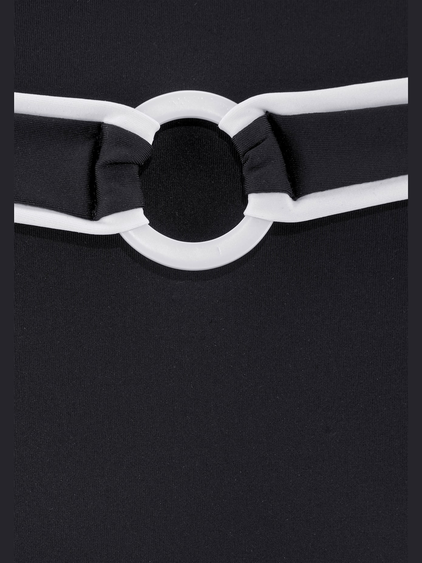 Bas de maillot de bain taille haute uni