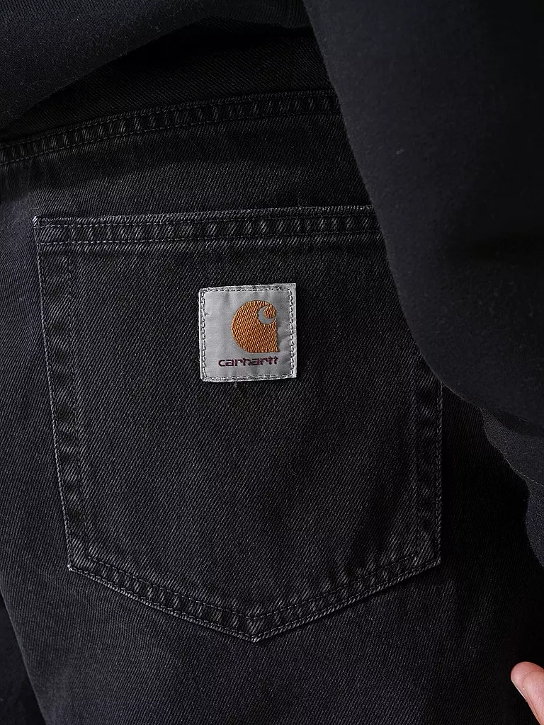 CARHARTT WIP Jeans Loose Tapered Fit LANDON schwarz