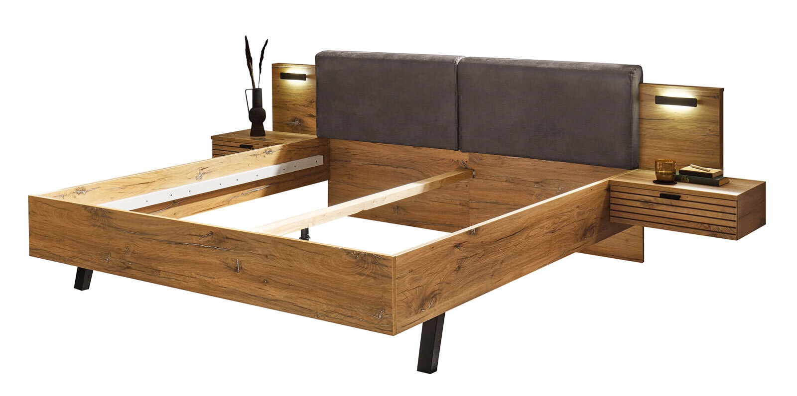 Bettanlage Trattino 295,4x94x215,5cm Liegefläche 180x200cm